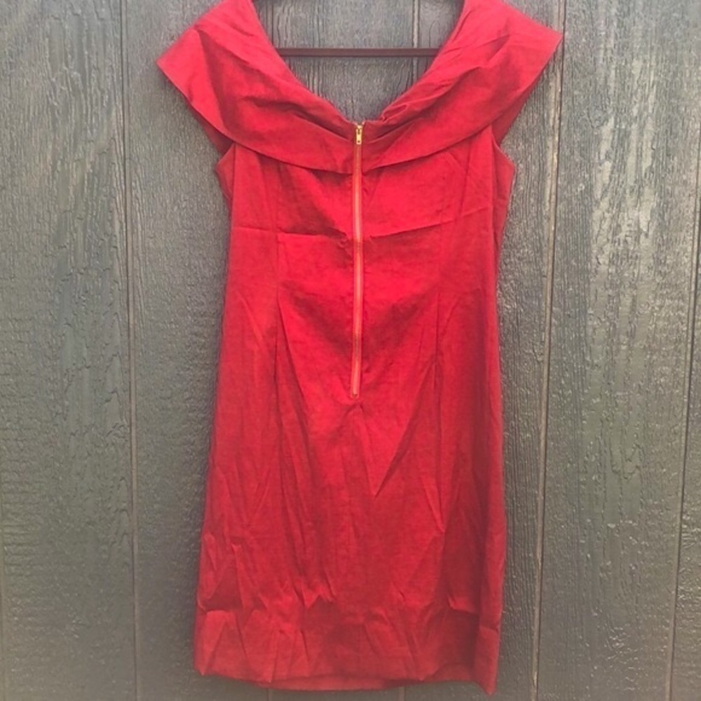 Calvin Klein red formal dress size 16 - Picture 3 of 10